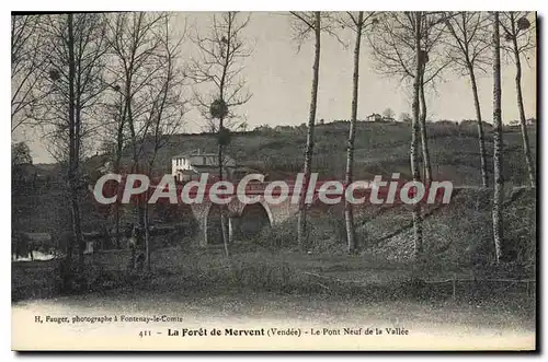 Ansichtskarte AK La Foret de Mervent (Vendee) Le Pont Neuf de la Vallee