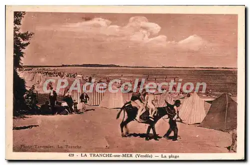 Ansichtskarte AK La Tranche sur Mer (Vendee) La plage