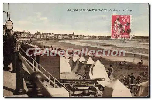 Cartes postales Les Sables d'Olonne (Vendee) La Plage