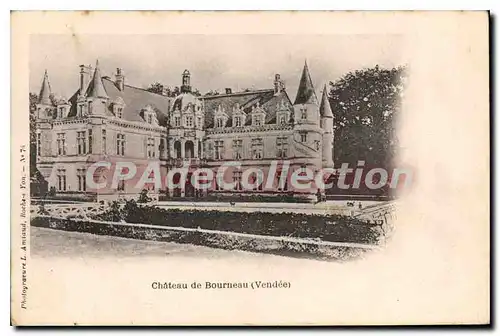 Cartes postales Chateau de Bourneau (Vendee)