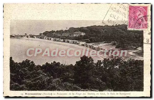 Cartes postales Noirmoutier (Vendee) Panorama de la Plage des Dames