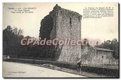 Cartes postales Vendee Les Essarts Le vieux Chateau