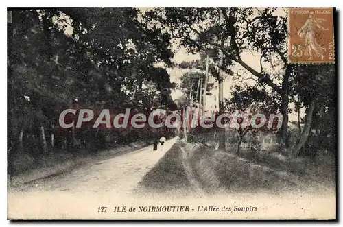 Ansichtskarte AK Ile de Noirmoutier L'Allee des Soupirs