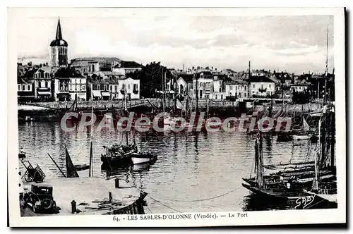 Cartes postales Les Sables d'Olonne (Vendee) Le Port