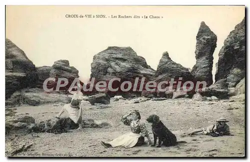 Cartes postales Croix de Vie � Sion Les Rochers dits (Le Chaos)