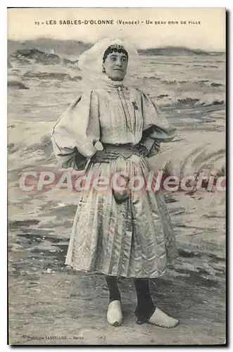 Cartes postales Les Sables d'Olonne (Vendee) Un Beau brin de Fille