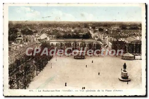 Ansichtskarte AK Les Roche sur Yon (Vendee) Vue generale de la Place d'Armes