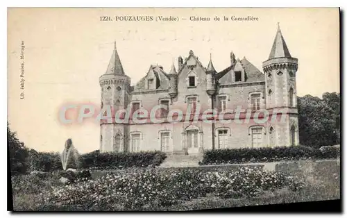 Ansichtskarte AK Pouzauges (Vendee) Chateau de la Cacaudiere