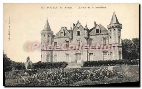 Cartes postales Pouzauges (Vendee) Chateau de la Cacaudiere