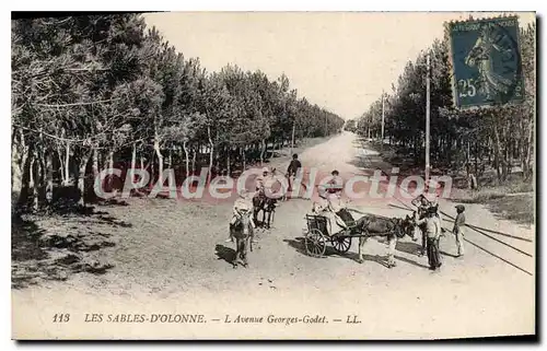 Cartes postales Les Sables d'Olonne L'Avenue Georges Godet