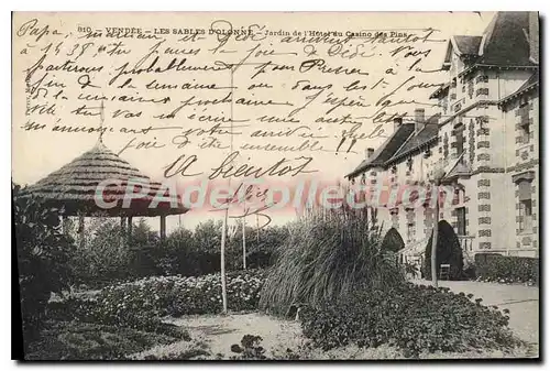 Cartes postales Vendee Les Sables d'Olonne Jardin de l'Hotel du Casino des Pins