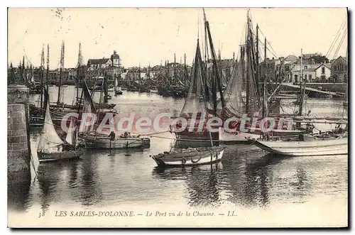 Cartes postales Les Sables d'Olonne Le Port vu de la Chaume