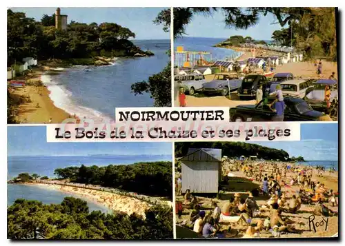 Cartes postales moderne Noirmoutier Le Bois de la Chaize et ses plages