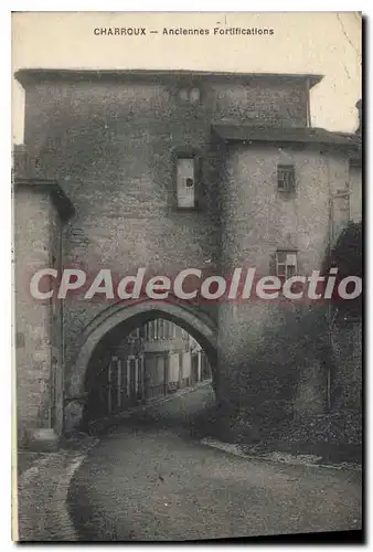 Ansichtskarte AK Charroux Anciennes Fortifications