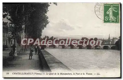 Cartes postales Chatellerault (Vienne) Le Quai de la Manufacture