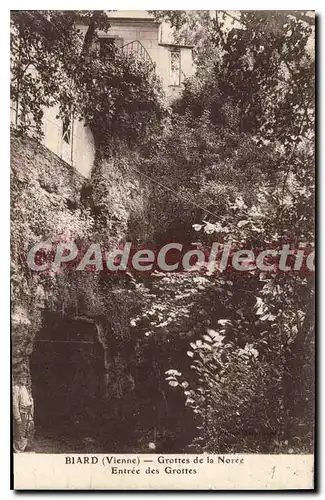 Cartes postales Biard (Vienne) Grottes de la Noree