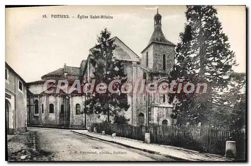 Cartes postales Poitiers Eglise Saint Hilaire