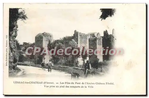 Ansichtskarte AK Lussac les Chateau (Vienne)