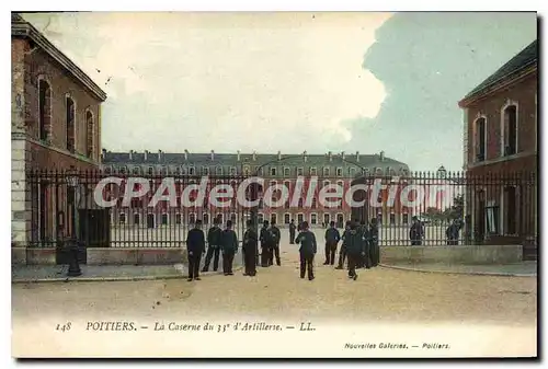 Cartes postales Poitiers La Caserne du 33e D'Artillerse