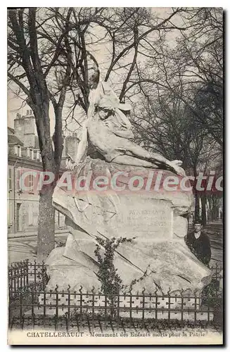 Cartes postales Chatellerault Monument des Enfants morts pour la Patrie