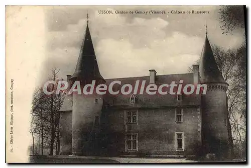 Cartes postales Usson Canton de Gen�ay (Vienne) Chateau de Busseroux