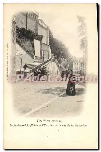 Cartes postales Poitiers (Vienne) Le Boulevard Solferino