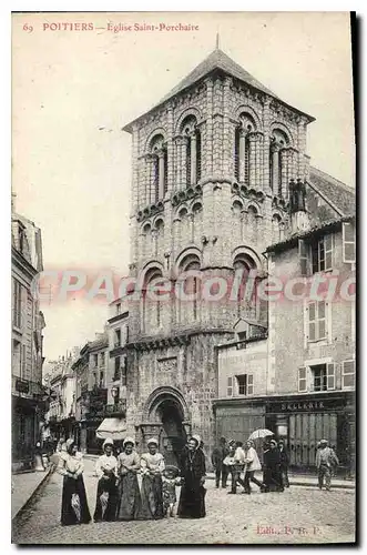 Ansichtskarte AK Poitiers Eglise Saint Porchaire