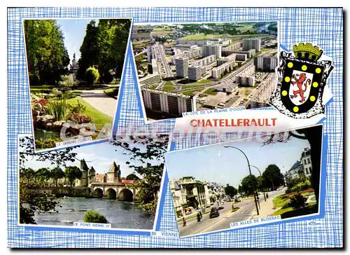 Cartes postales moderne Chatellerault Route touristique