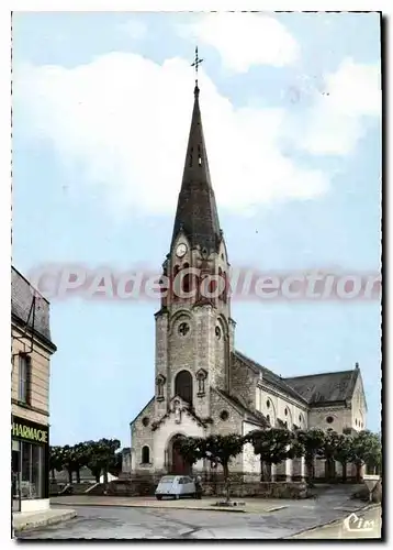 Moderne Karte Les Trois Moutiers (Vienne) L'Eglise