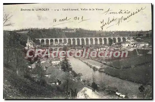 Ansichtskarte AK Environ de Limoges Saint Leonard vall�e de la Vienne