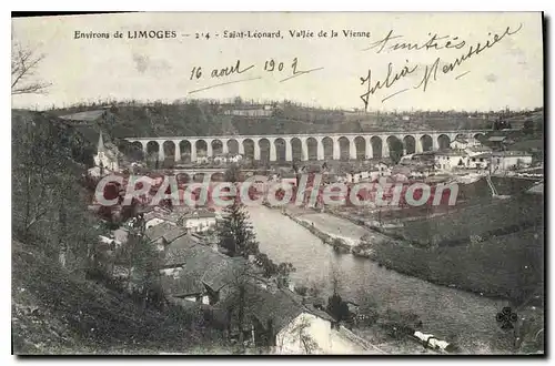 Cartes postales Environ de Limoges Saint Leonard vall�e de la Vienne