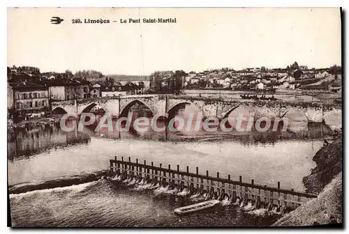 Cartes postales Limoges Le Pont Saint Martial