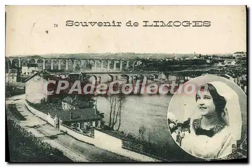 Cartes postales Souvenir de Limoges
