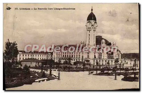 Cartes postales Limoges La Nouvelle Gare Limoges Benedictins