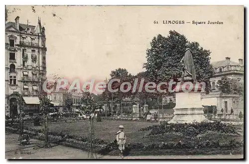 Cartes postales Limoges Square Jourdan