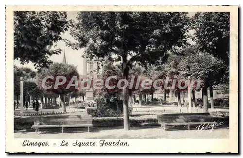 Ansichtskarte AK Limoges Le Square Jourdan