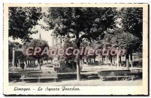 Cartes postales Limoges Le Square Jourdan