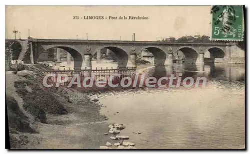 Ansichtskarte AK Limoges Pont de la Revolution