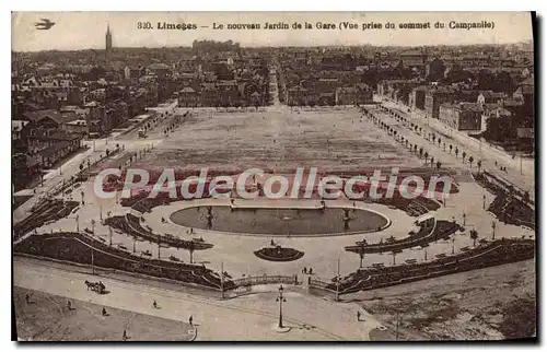 Cartes postales Limoges Le nouveau Jardin de la Gare