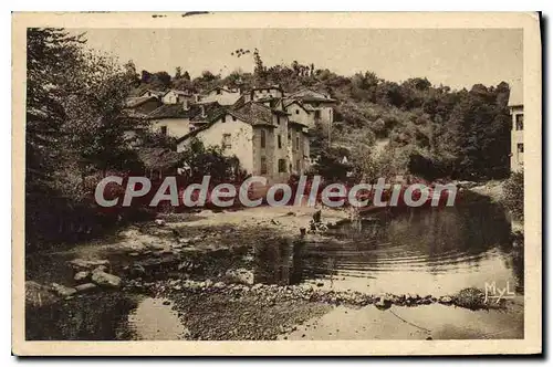 Cartes postales Saint Junien (Haute Vienne) La Glane sous le village de Glane