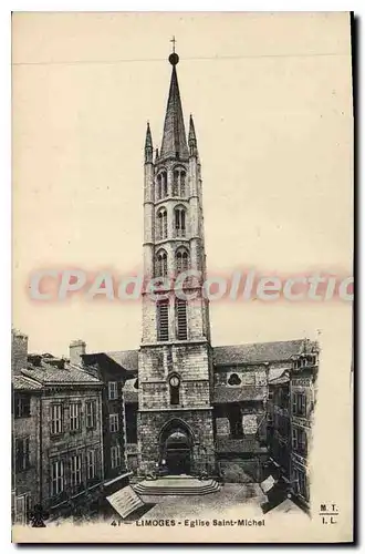 Cartes postales Limoges Eglise Saint Michel
