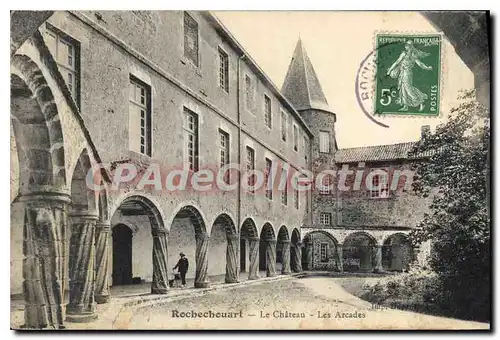 Cartes postales Rochechouart Le Chateau Les Arcades