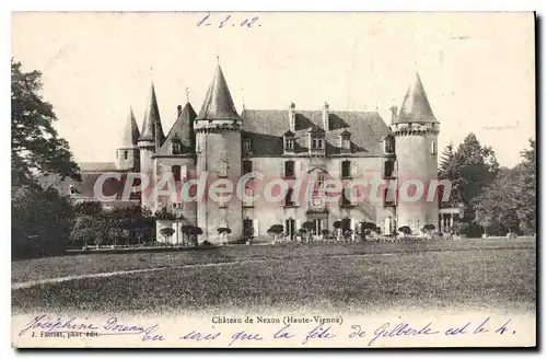 Ansichtskarte AK Chateau de Nexon (Haute Vienne)