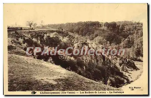 Ansichtskarte AK Chateaupensac (Haute Vienne) Les Rochers de Lacoux