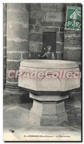 Cartes postales St Leonard (Haut Vienne) Le Baptistere