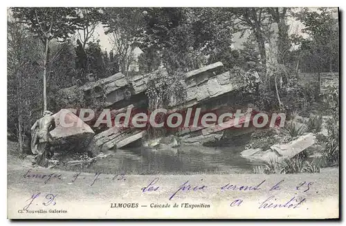 Cartes postales Limoges Cascade de l'Exposition