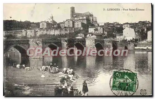 Cartes postales Limoges Pont Saint Etienne