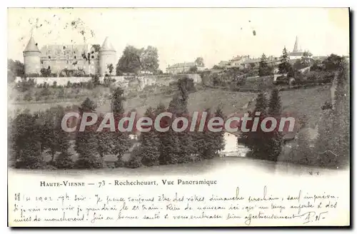 Cartes postales Haute Vienne Rochechouart Vue Panoramique