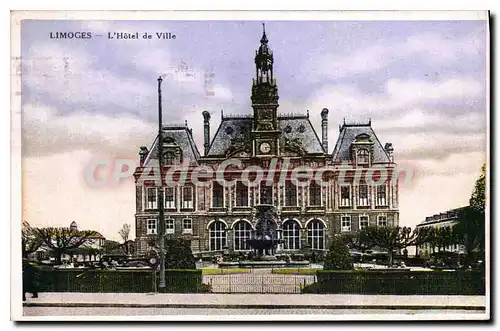 Cartes postales Limoges L'Hotel de Ville