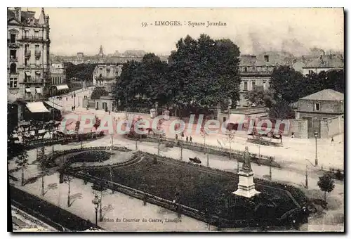 Cartes postales Limoges Square Jourdan